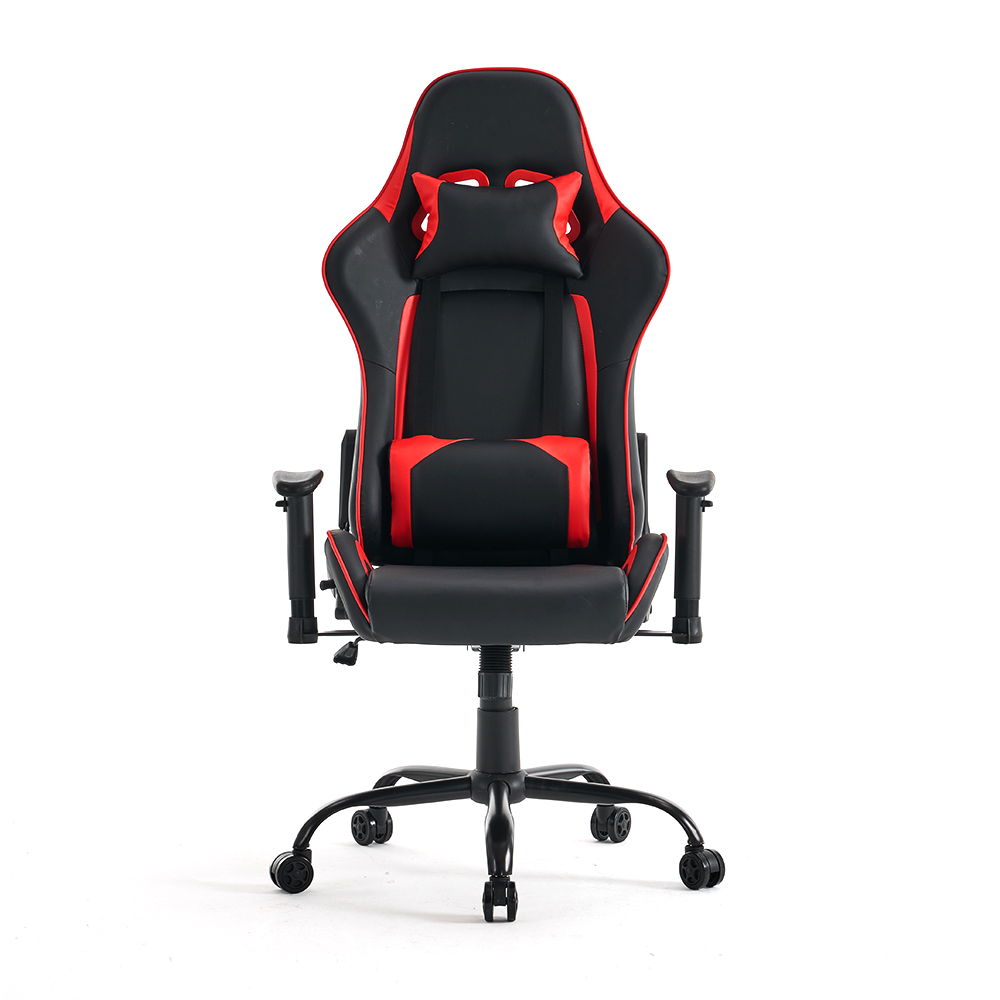 5002 pc gaming stoel bureaustoel met hoofdsteun en achter kussen