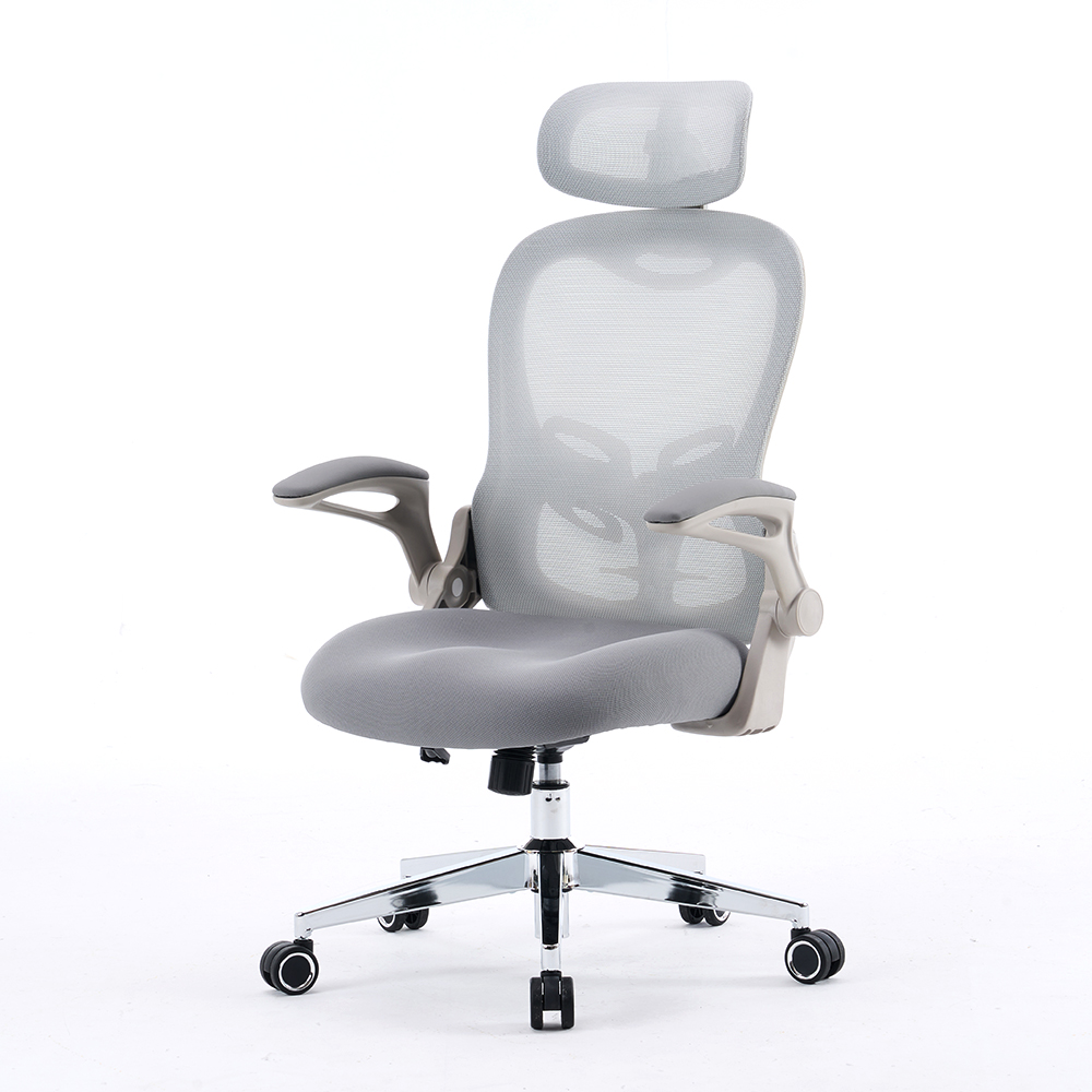 5140 Zwart/wit ergonomische mesh bureaustoel, High Back Computer Chair