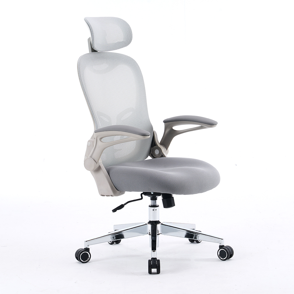 5140 Zwart/wit ergonomische mesh bureaustoel, High Back Computer Chair