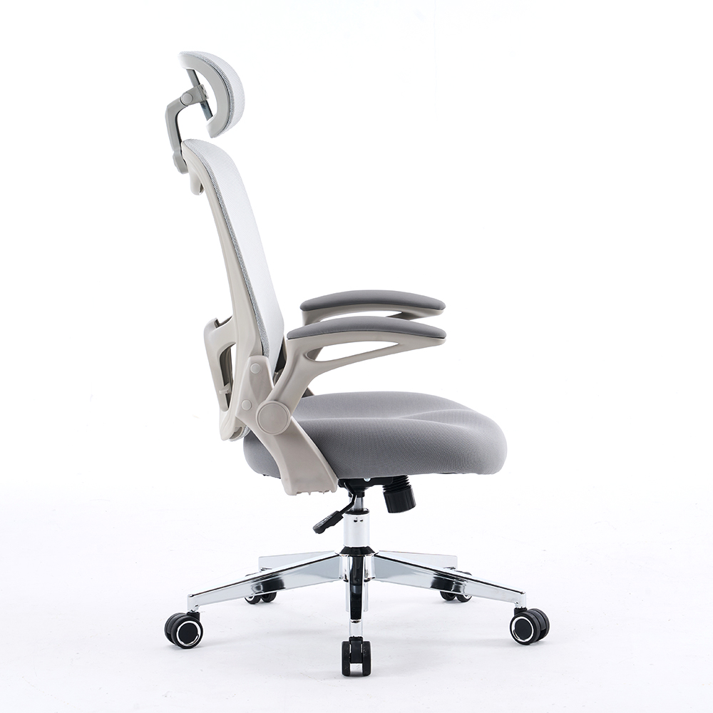 5140 Zwart/wit ergonomische mesh bureaustoel, High Back Computer Chair