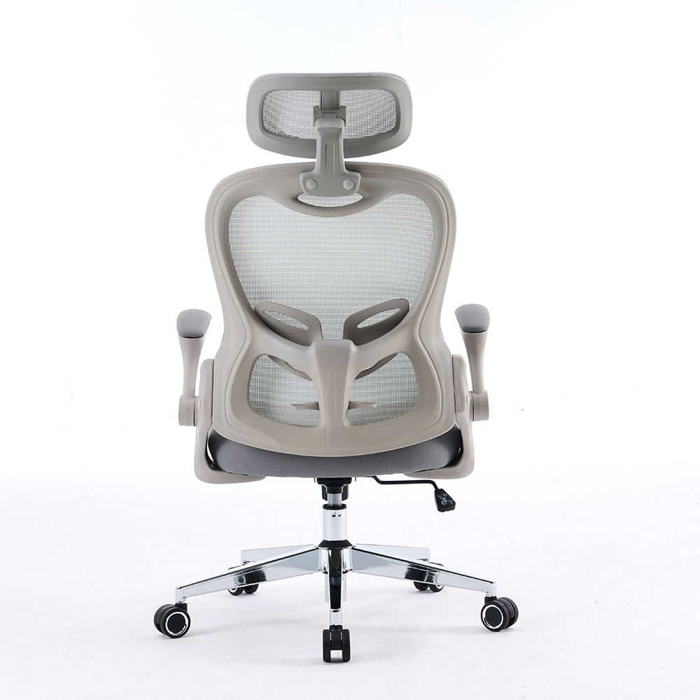 5140 Zwart/wit ergonomische mesh bureaustoel, High Back Computer Chair