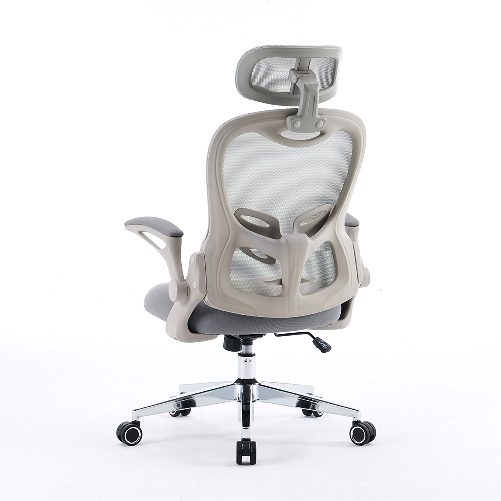 5140 Zwart/wit ergonomische mesh bureaustoel, High Back Computer Chair