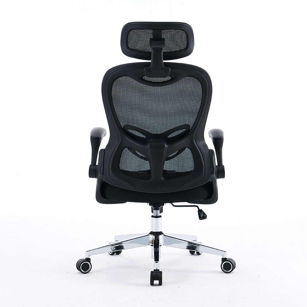 5140 Zwart/wit ergonomische mesh bureaustoel, High Back Computer Chair