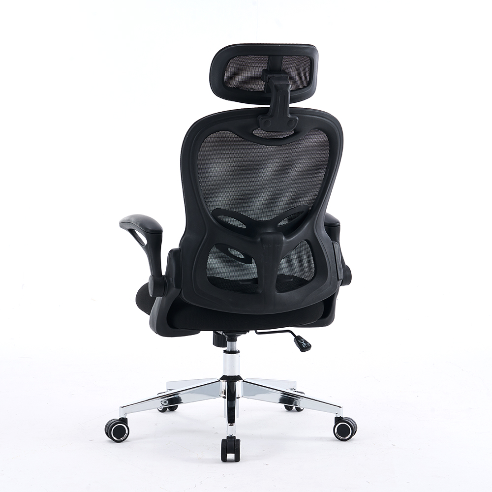 5140 Zwart/wit ergonomische mesh bureaustoel, High Back Computer Chair